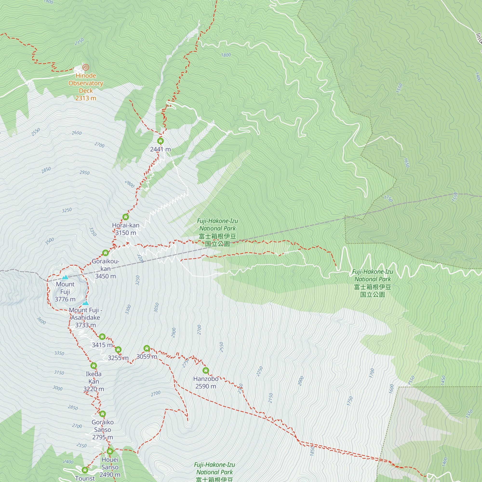 Osada-sanso map