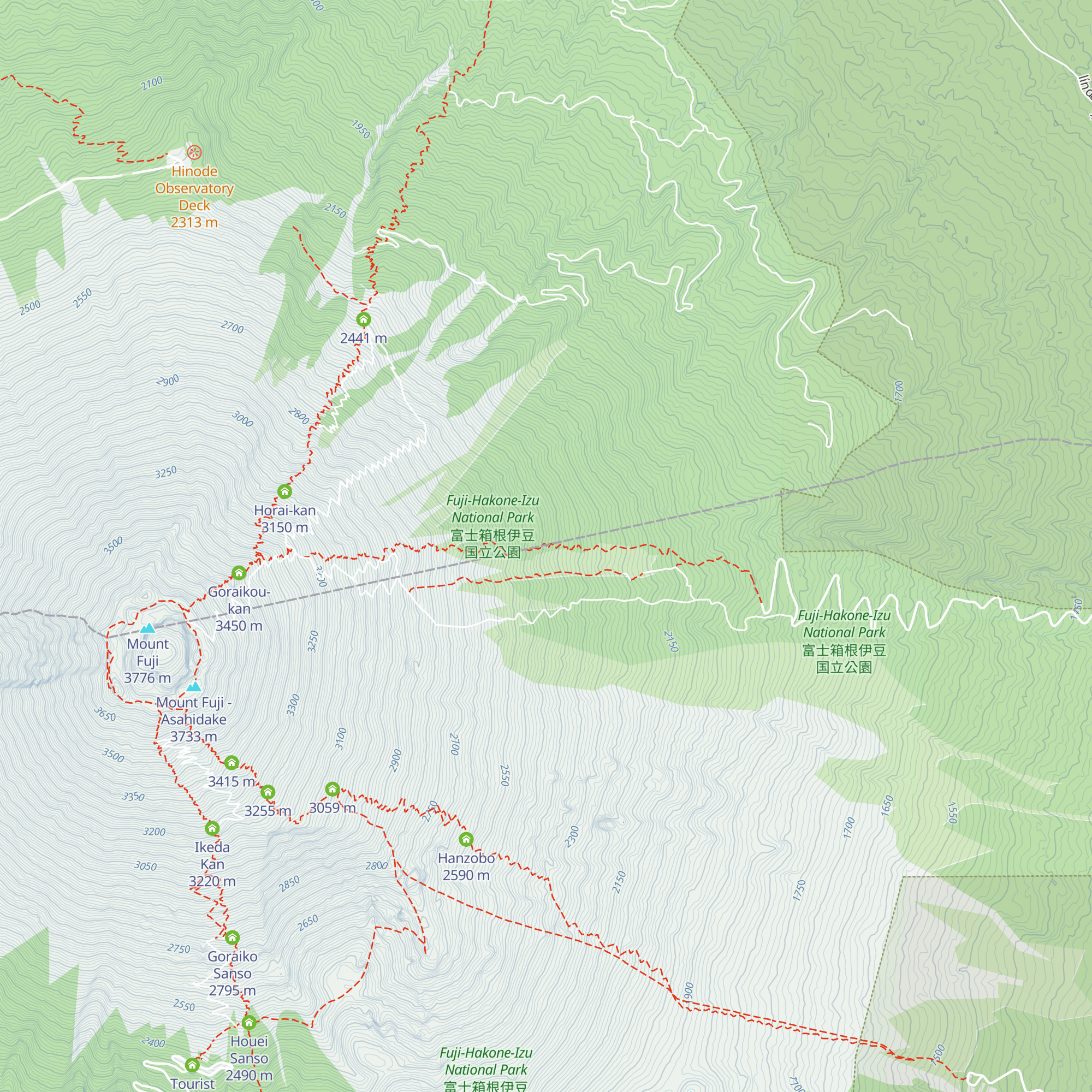 Osada-sanso map