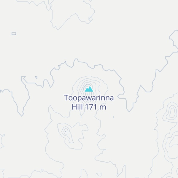 Map of Toopawarinna Hill