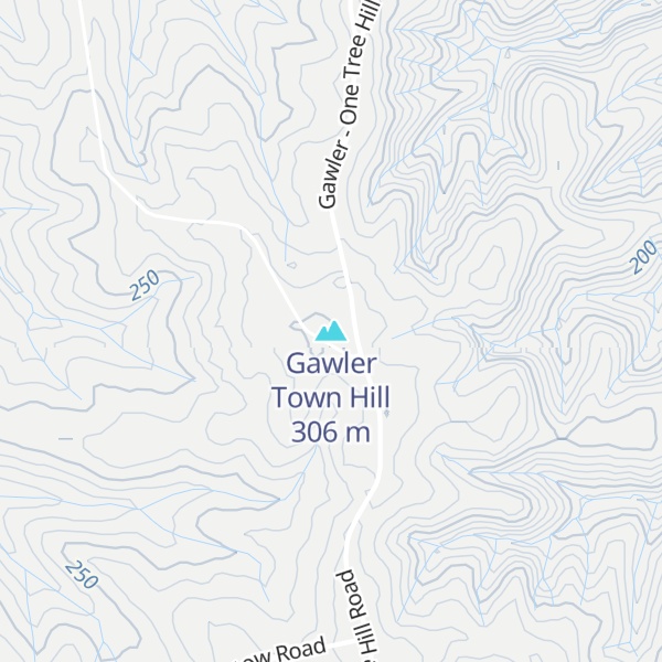 Map of Gawler Town Hill