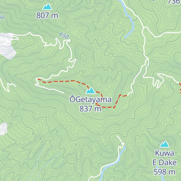 Map of ŌGetayama