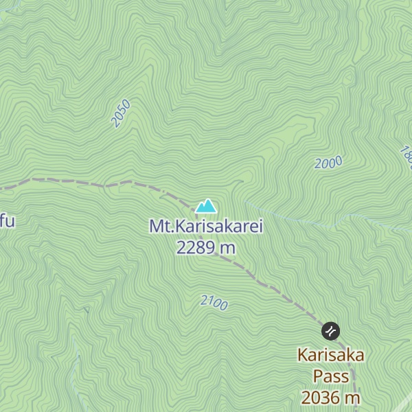 Map of Mt.Karisakarei