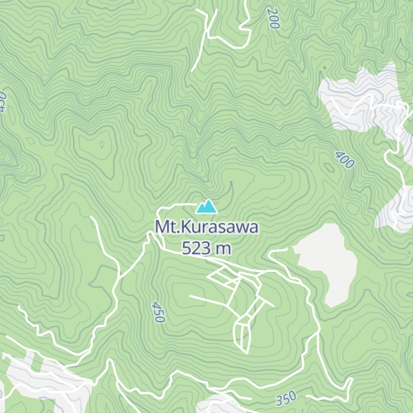Map of Mt.Kurasawa