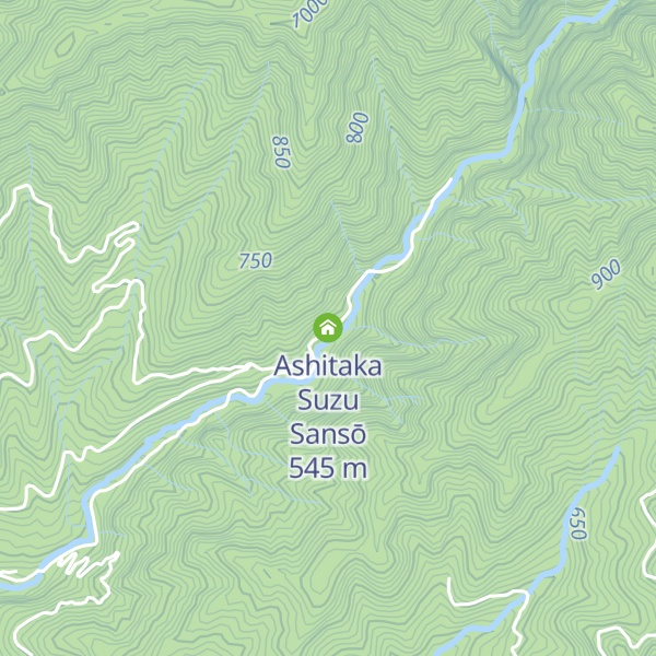 Map of Ashitaka Suzu Sansō