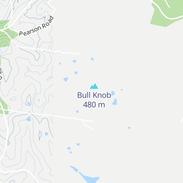 Map of Bull Creek Hill