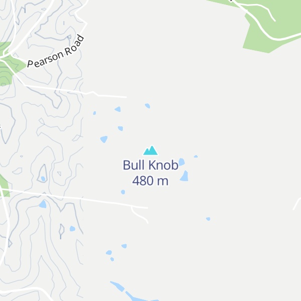 Map of Bull Knob