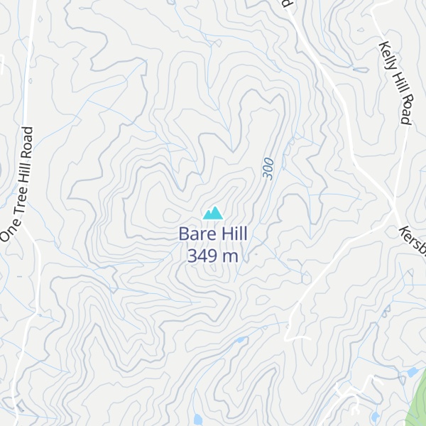 Map of Bare Hill