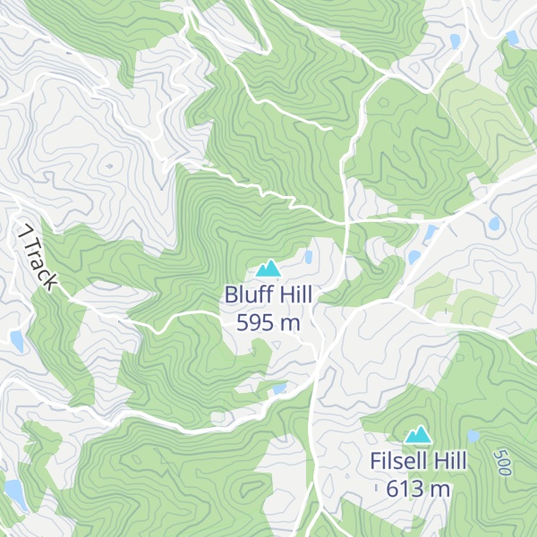 Map of Bluff Hill