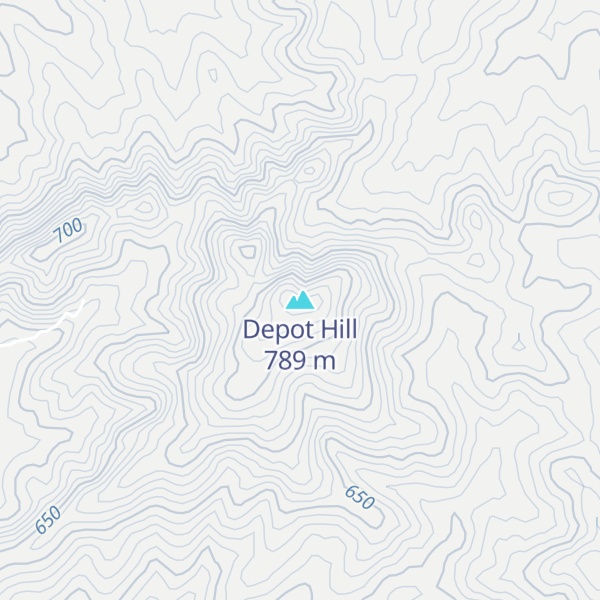 Map of Depot Hill