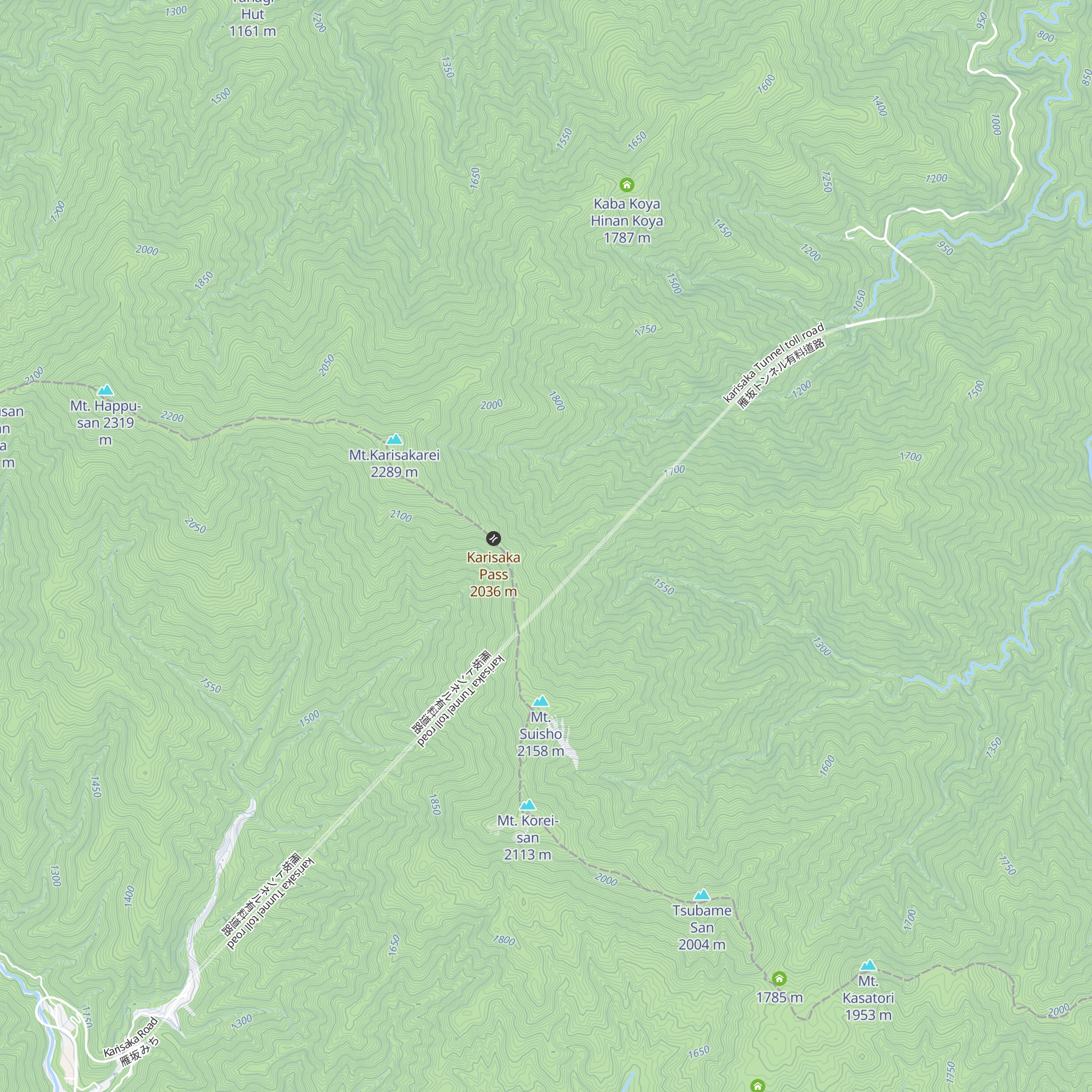 Karisaka Koya map