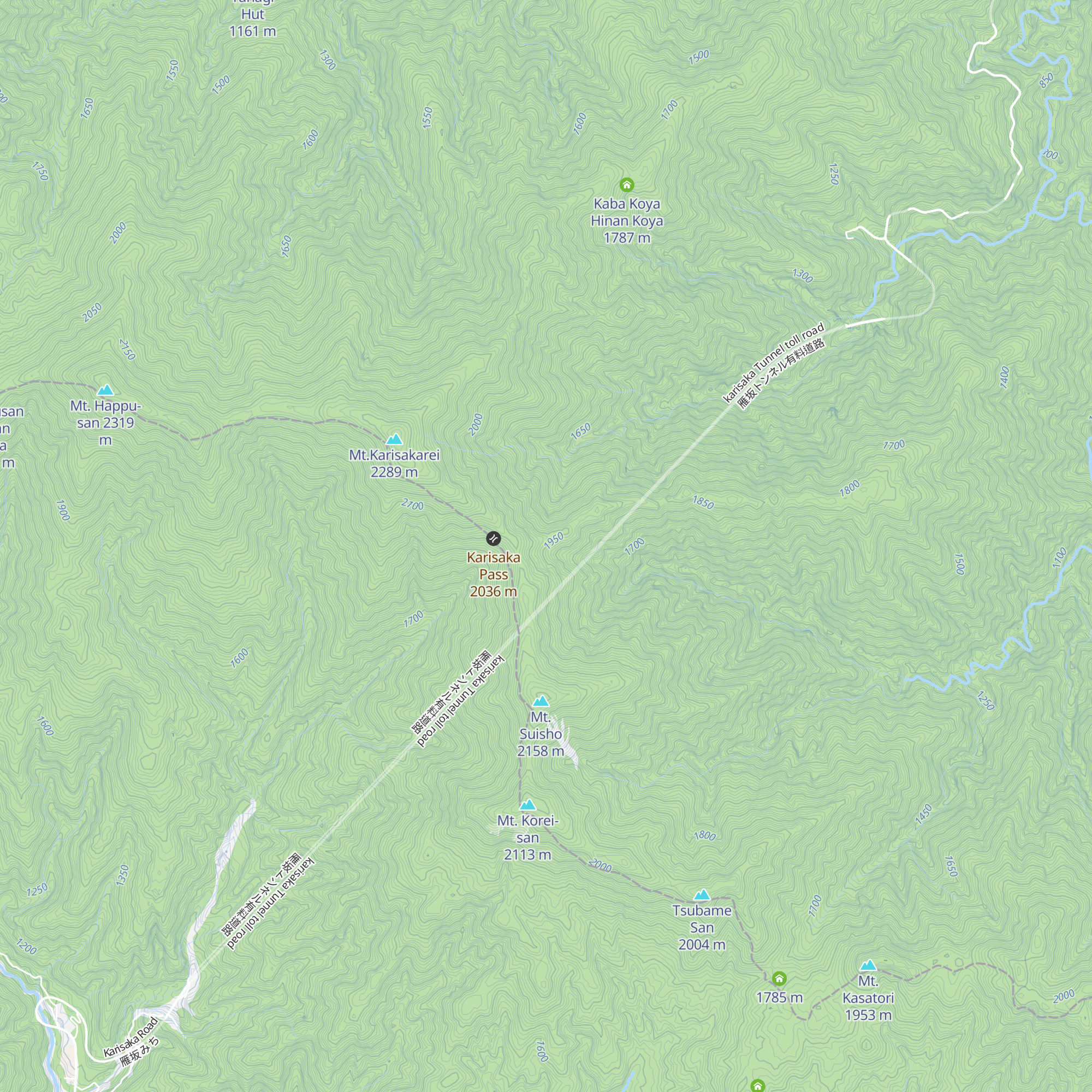 Karisaka Koya map