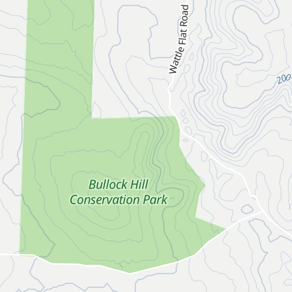 Map of Bullock Hill