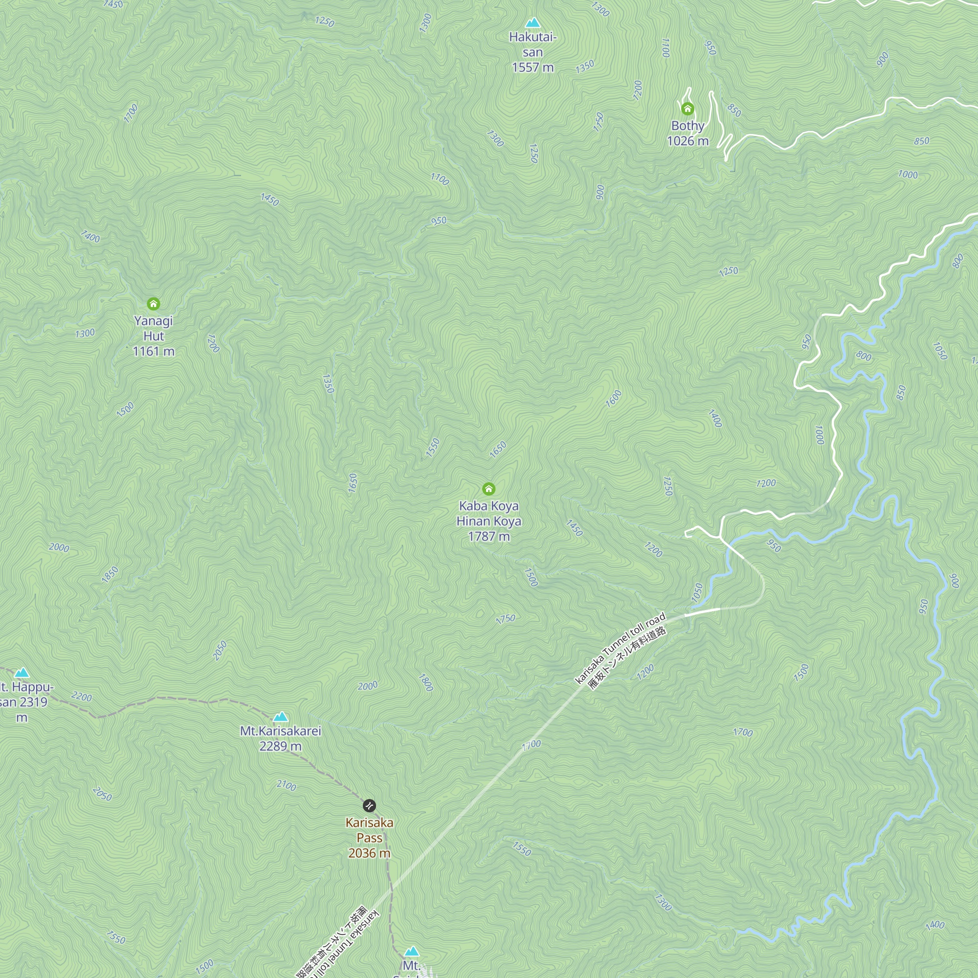 Kaba Koya   Hinan Koya map