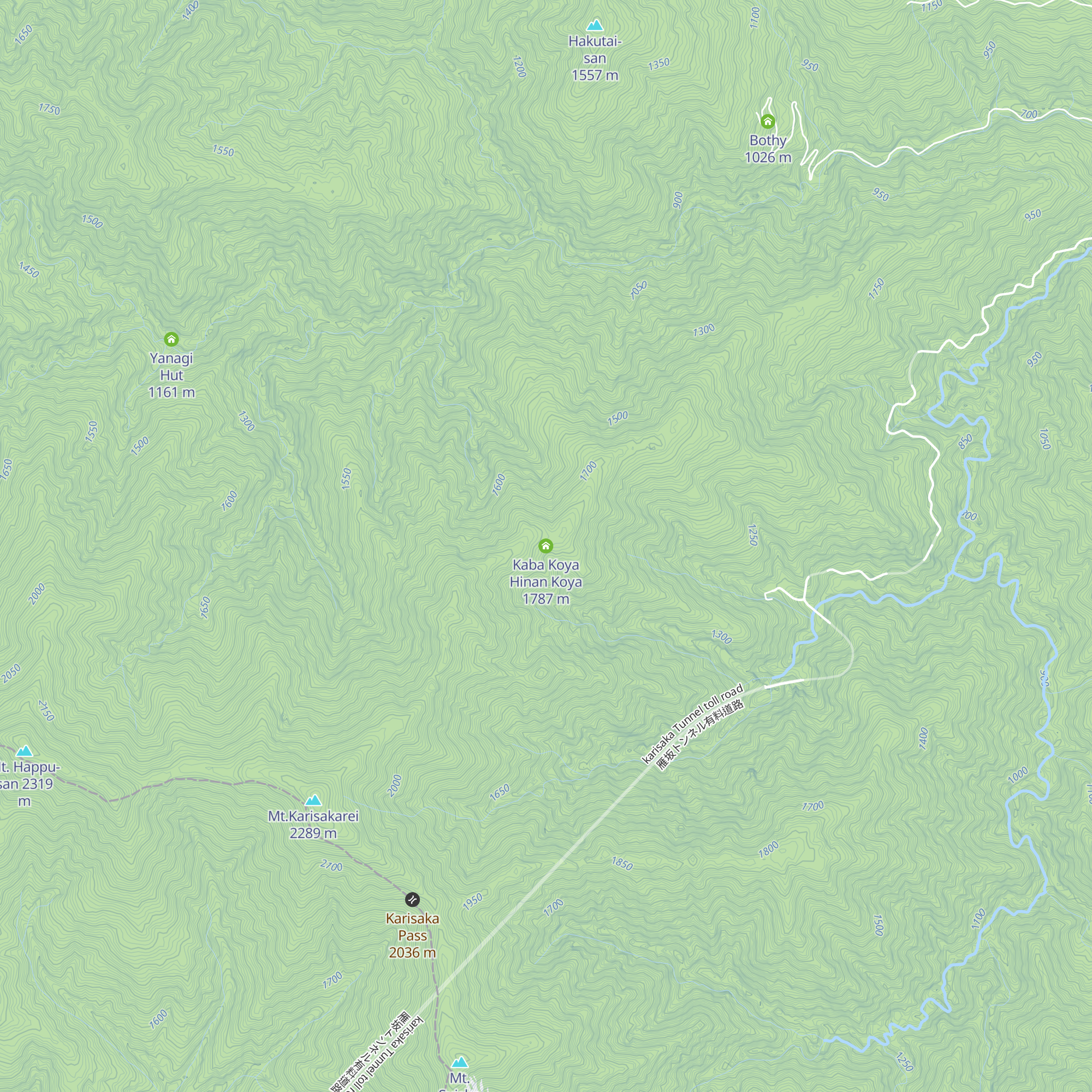 Kaba Koya   Hinan Koya map