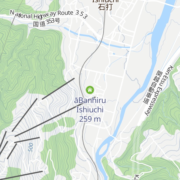 Map of āBanhiru Ishiuchi