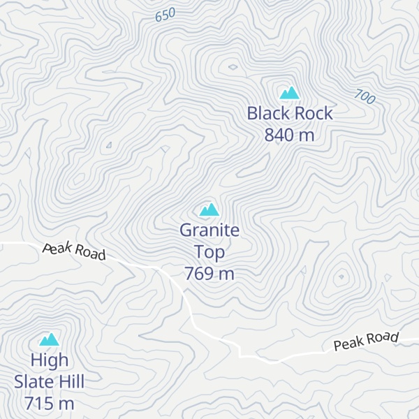 Map of Granite Top