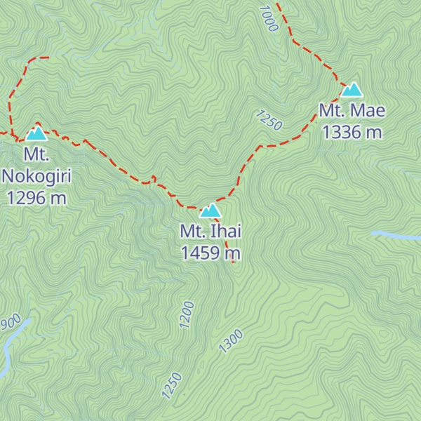 Map of Mt. Ihai