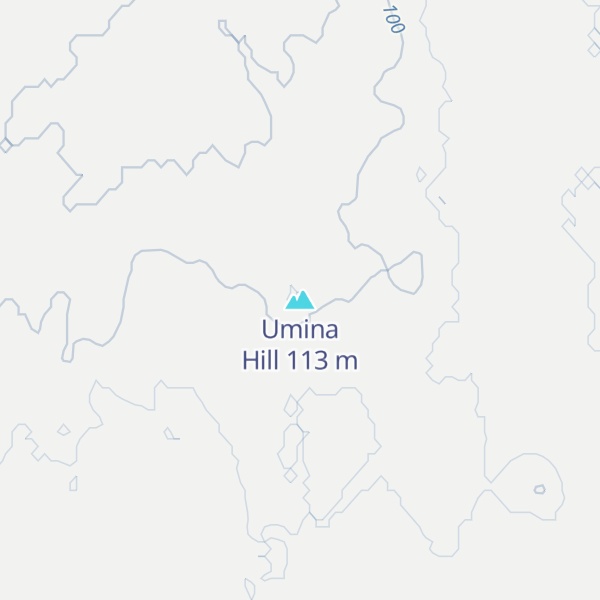 Map of Umina Hill