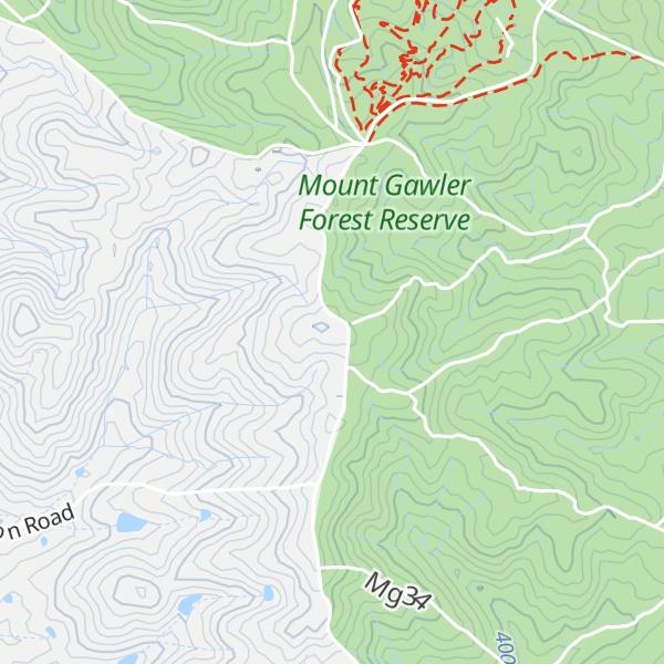 Map of Mount Gawler