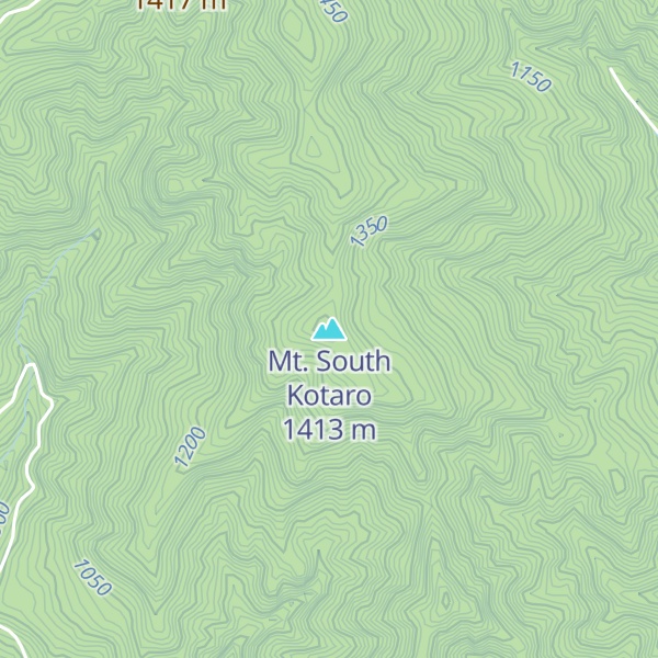 Map of Mt. South Kotaro