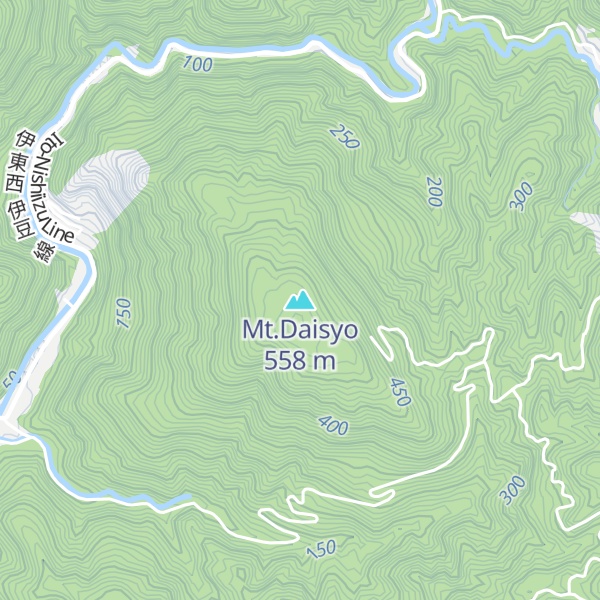 Map of Mt.Daisyo