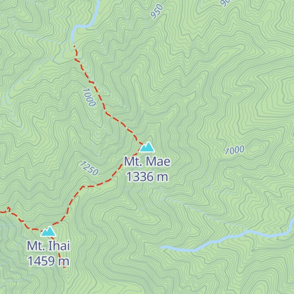 Map of Mt. Mae