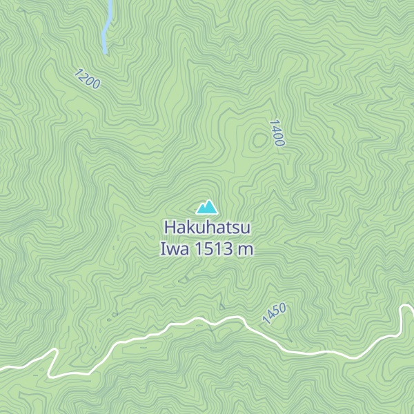 Map of Hakuhatsu Iwa