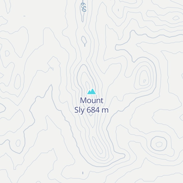 Map of Mount Sly