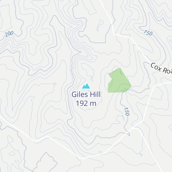 Map of Giles Hill