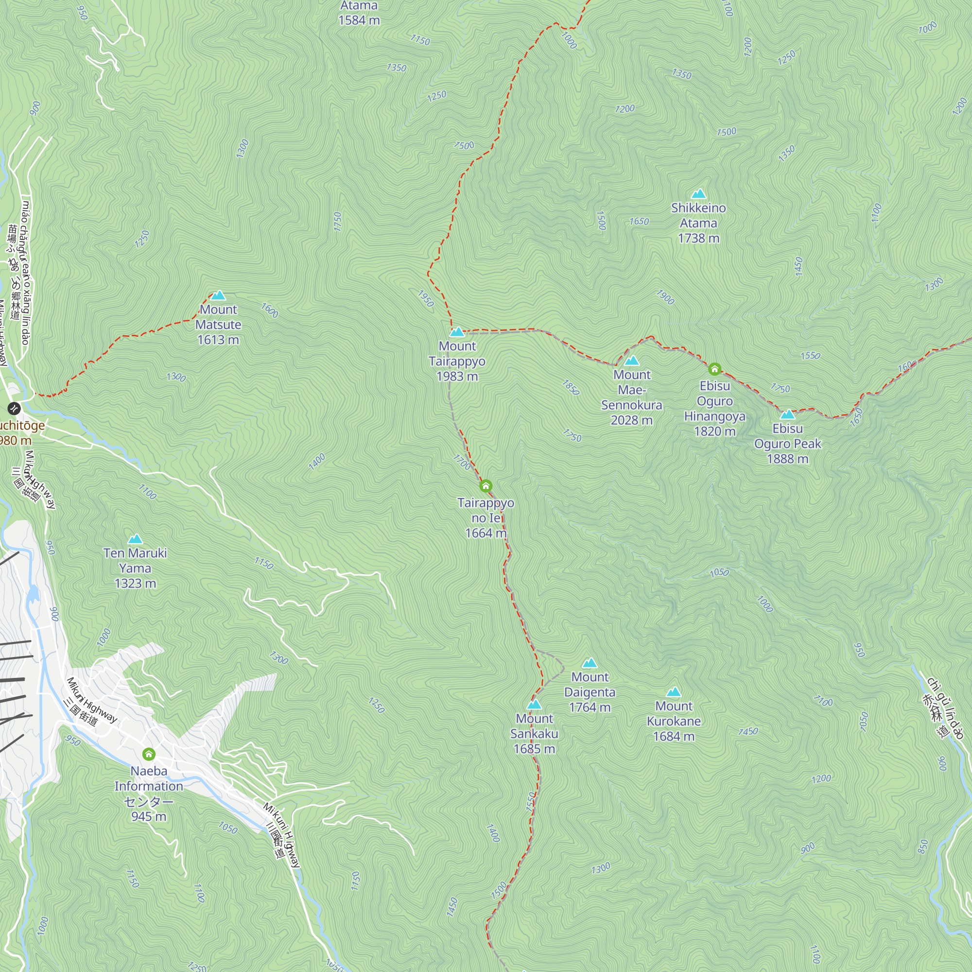 Tairappyo no Ie map