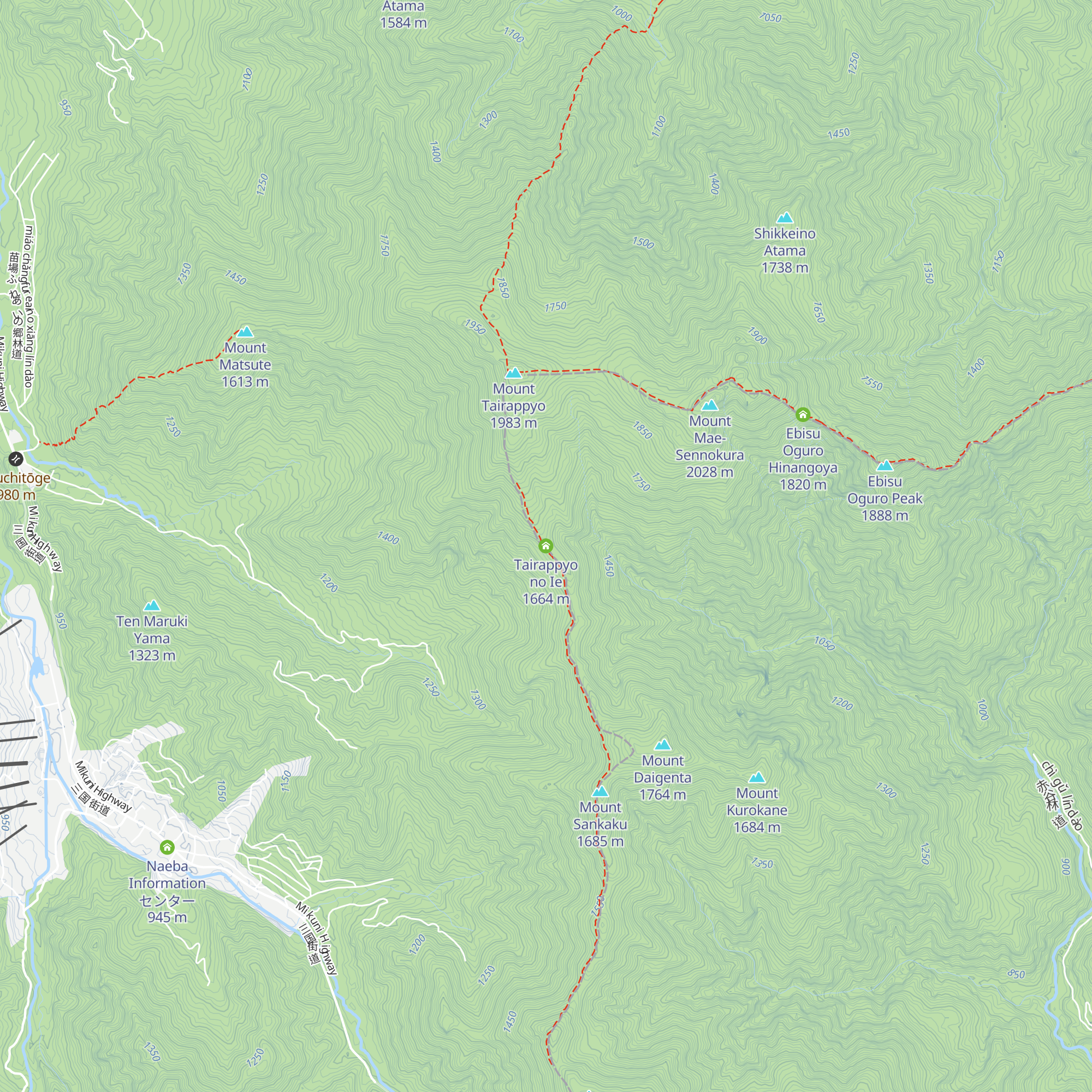 Tairappyo no Ie map