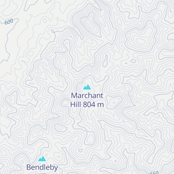 Map of Marchant Hill