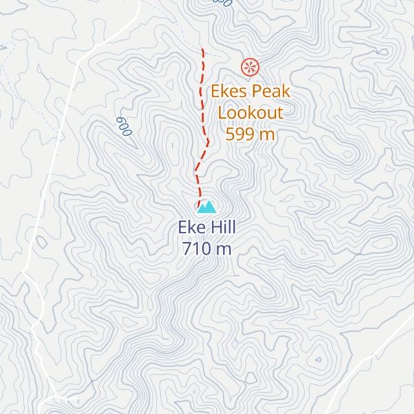 Map of Eke Hill