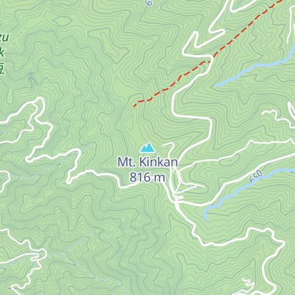 Map of Mt. Kinkan