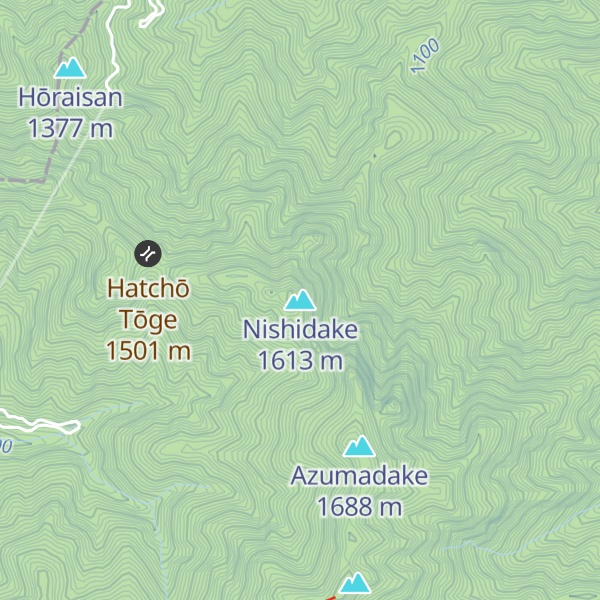 Map of Nishidake