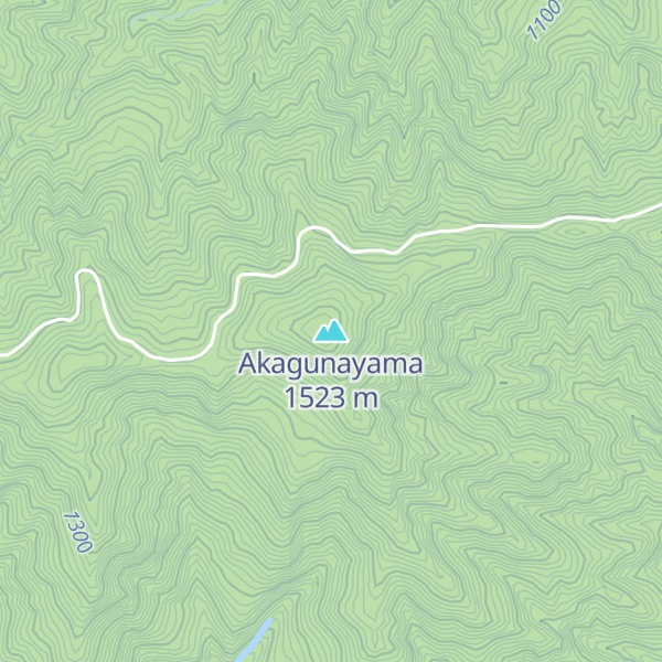 Map of Akagunayama