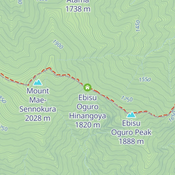 Map of Ebisu Oguro Hinangoya