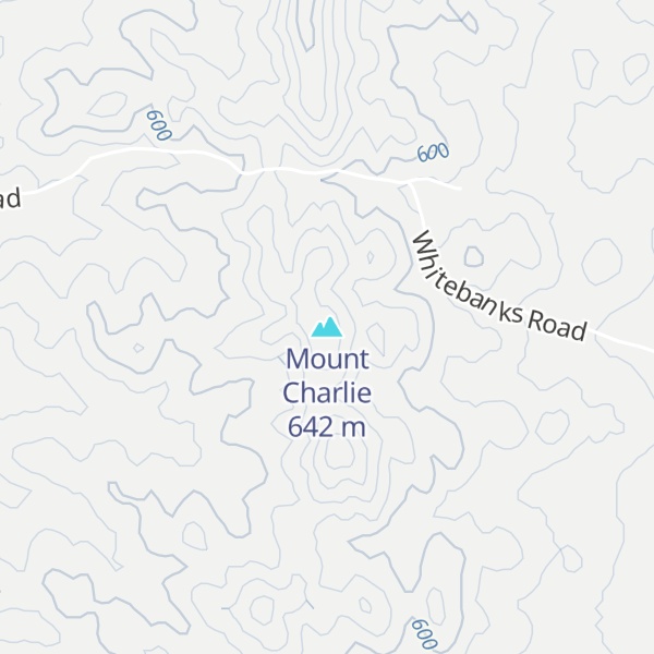 Map of Mount Charlie