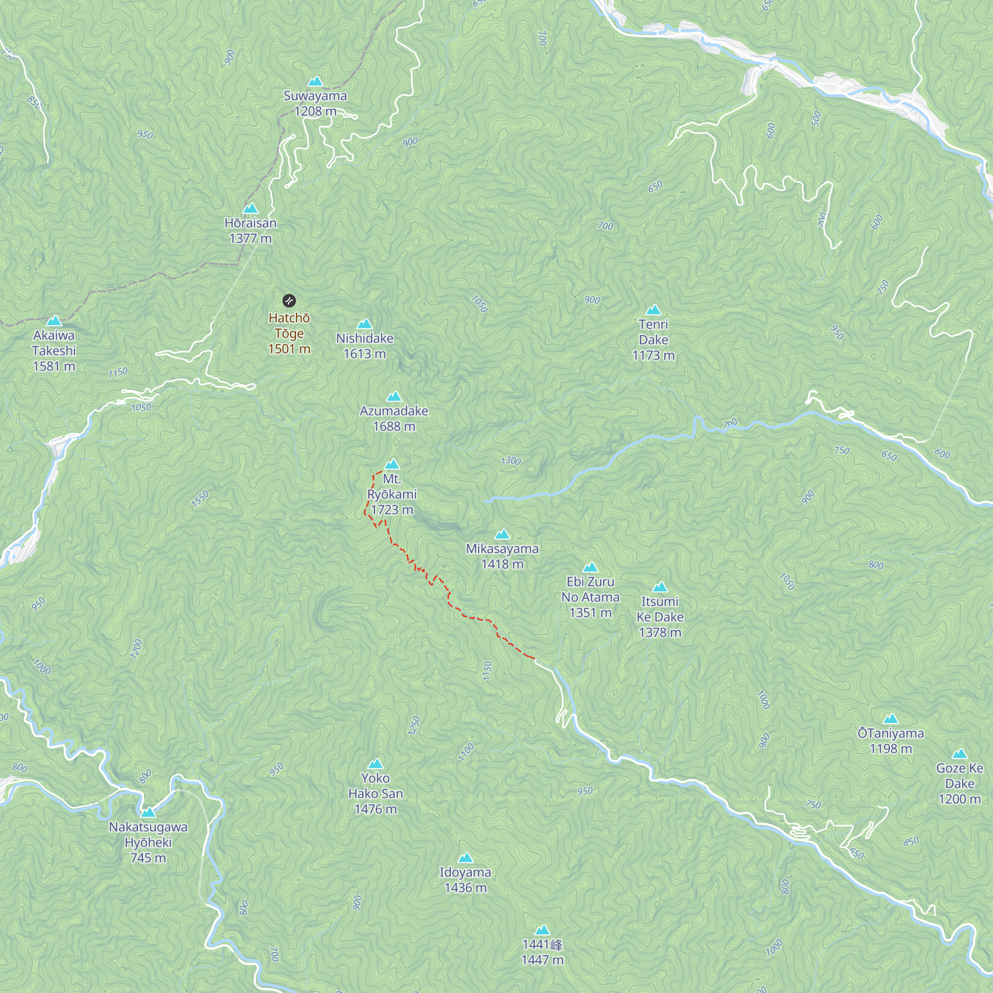 Kiyotaki Hinan Koya map