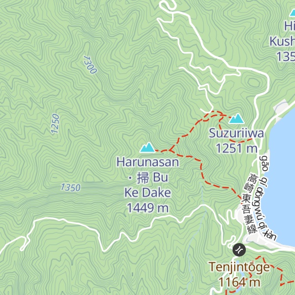 Map of Harunasan ･ 掃 Bu Ke Dake