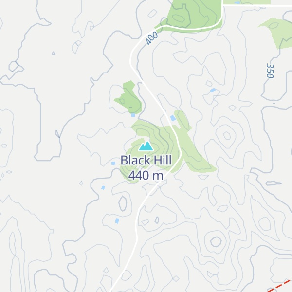 Map of Black Hill
