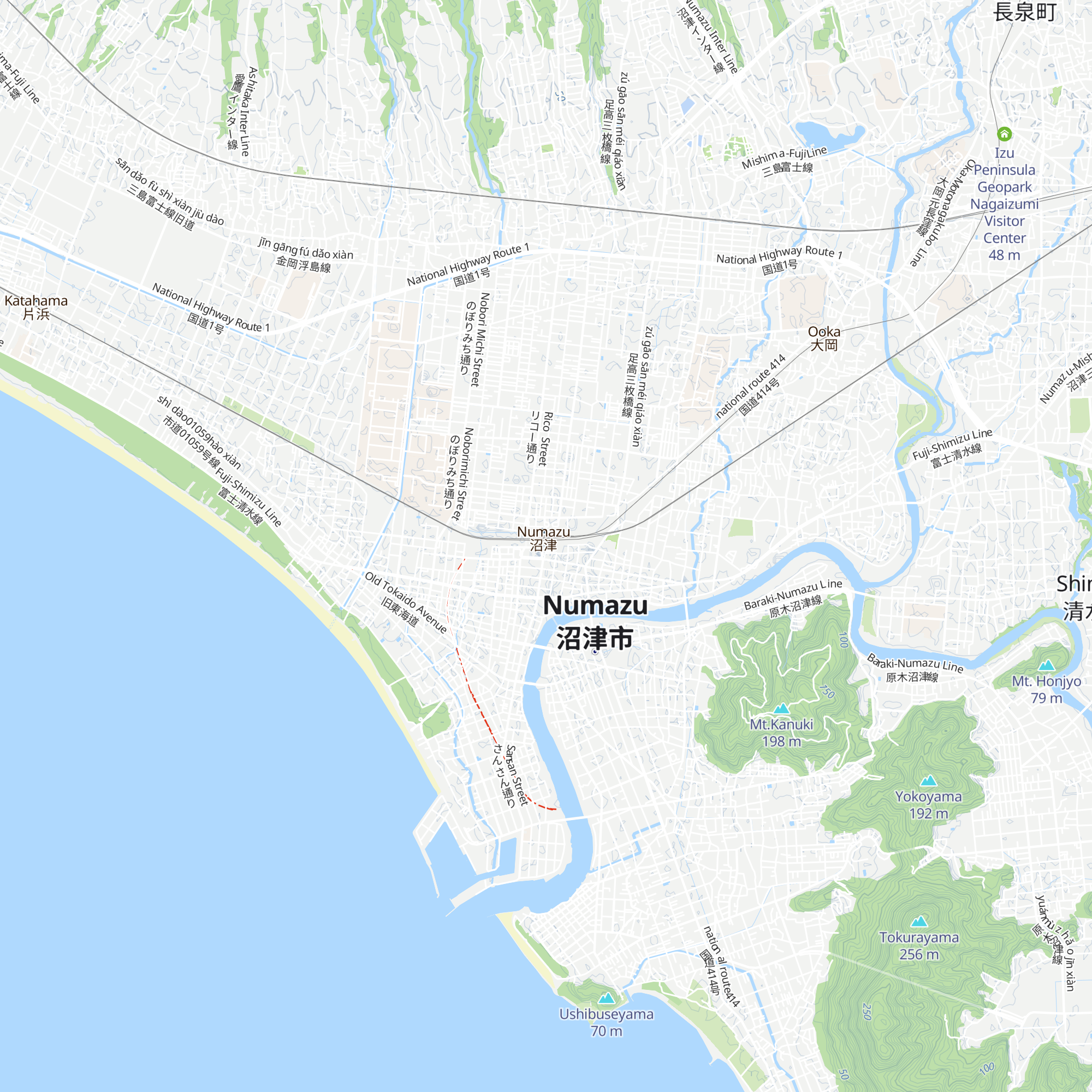 Numazu City Tourism Information Center map