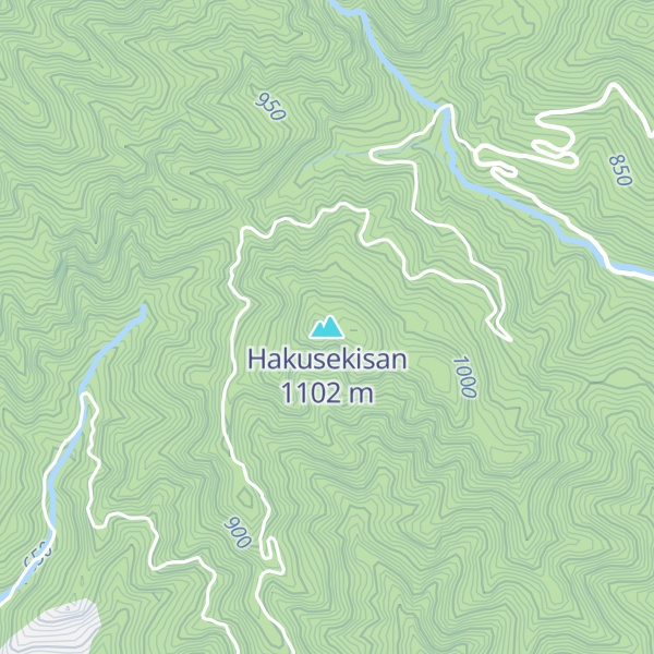 Map of Hakusekisan