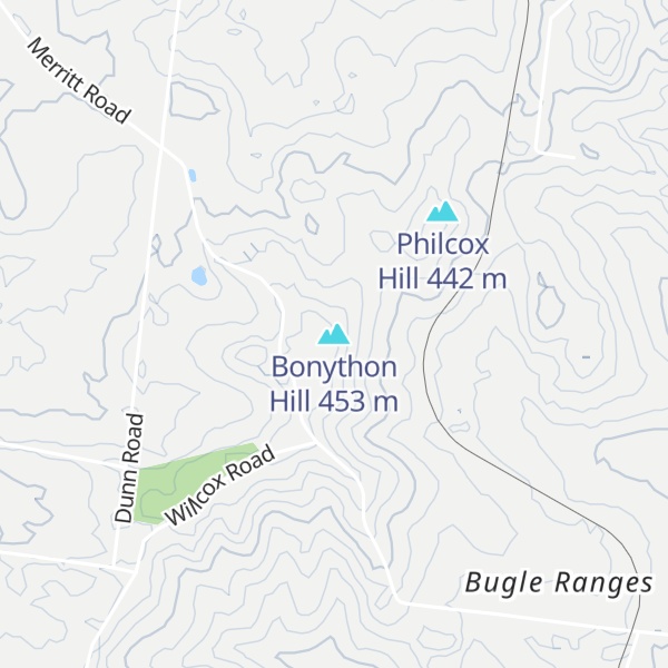 Map of Bonython Hill