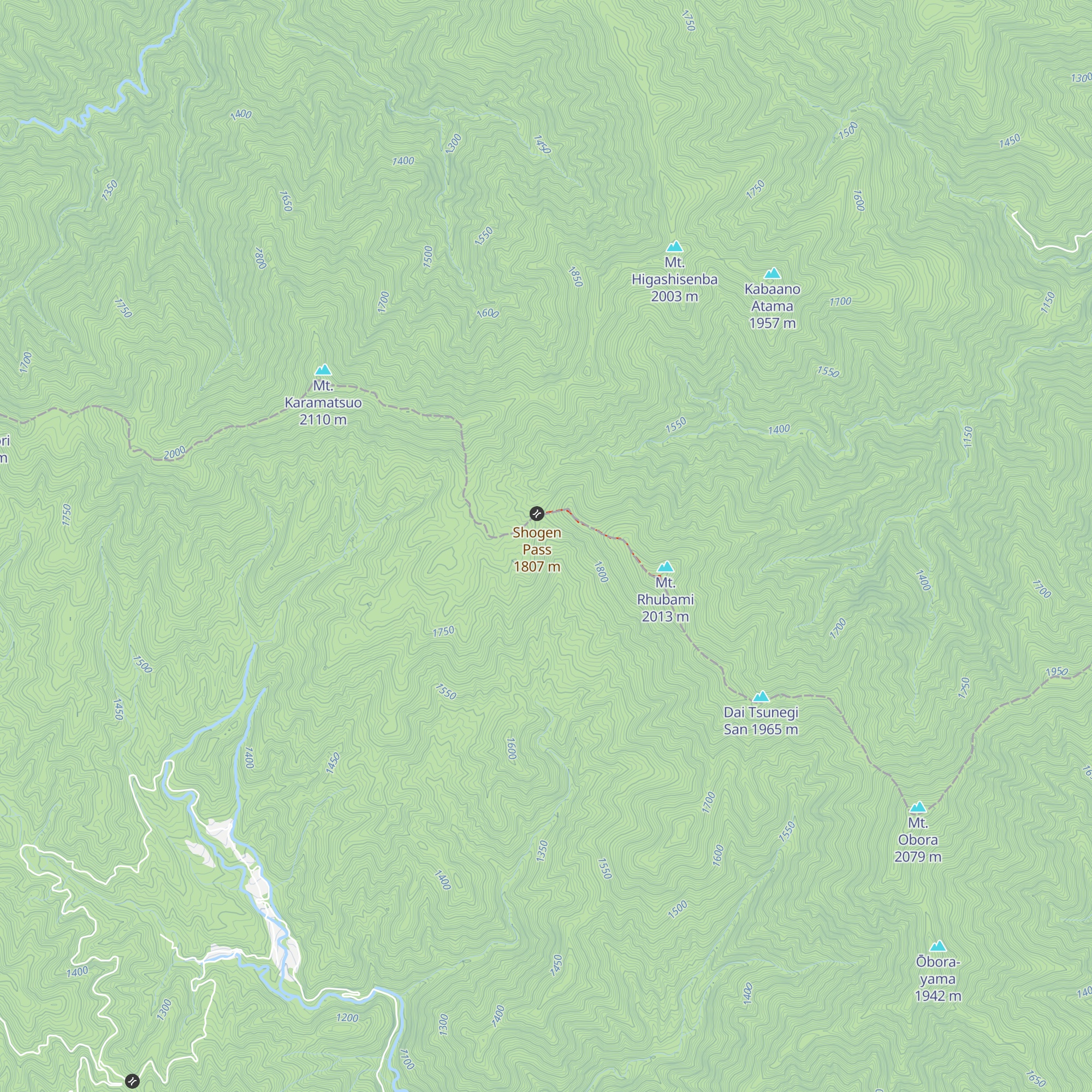 Shōgen Koya map