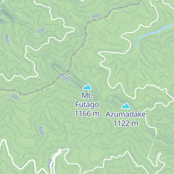 Map of Mt. Futago