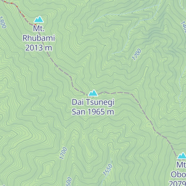 Map of Dai Tsunegi San