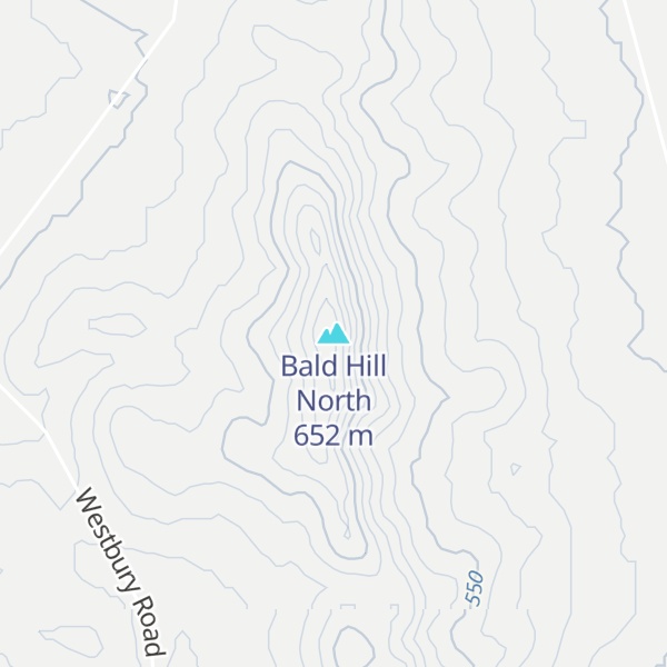 Map of Bald Hill North