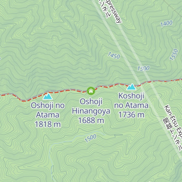 Map of Oshoji Hinangoya