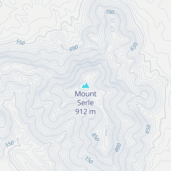 Map of Mount Serle